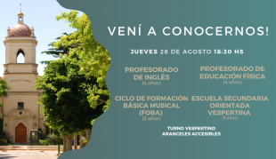 ¡VENÍ A CONOCERNOS!